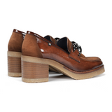 Dorking Oprah D9193 Heeled Loafer (Women) - Cuero Brown