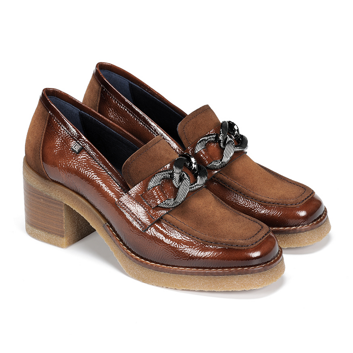Dorking Oprah D9193 Heeled Loafer (Women) - Cuero Brown