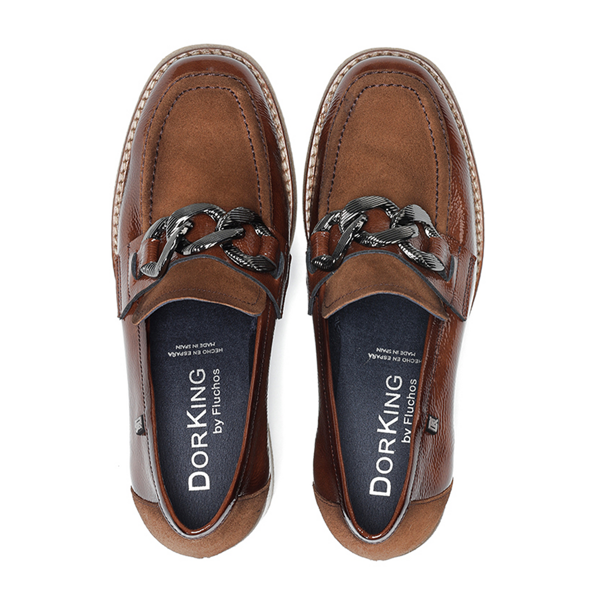 Dorking Oprah D9193 Heeled Loafer (Women) - Cuero Brown