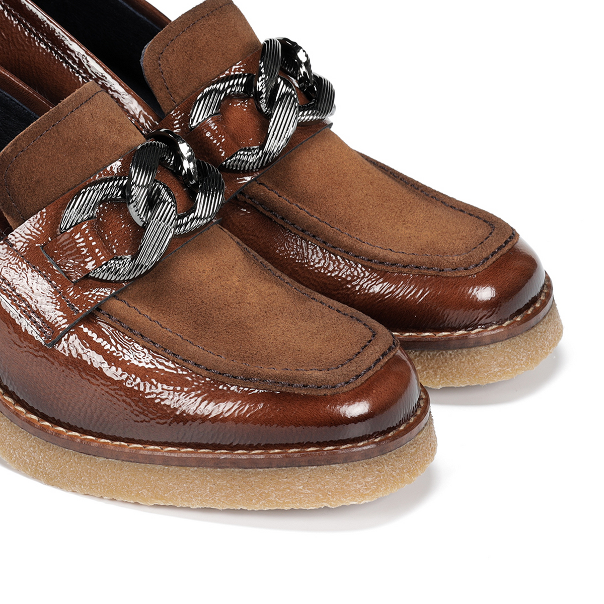 Dorking Oprah D9193 Heeled Loafer (Women) - Cuero Brown