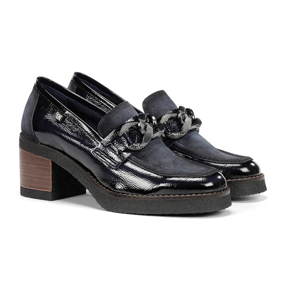 Dorking Oprah D9193 Heeled Loafer (Women) - Calf Marino/River