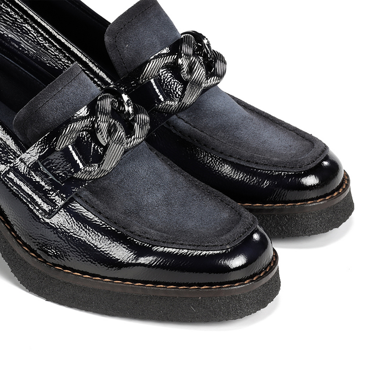Dorking Oprah D9193 Heeled Loafer (Women) - Calf Marino/River