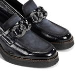 Dorking Oprah D9193 Heeled Loafer (Women) - Calf Marino/River