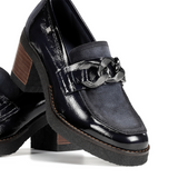 Dorking Oprah D9193 Heeled Loafer (Women) - Calf Marino/River