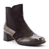 Dorking Ikia D9368 Heeled Boot (Women) - Cafe/Ebano