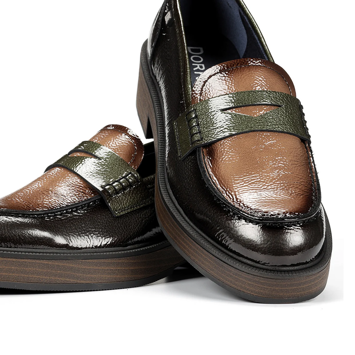 Dorking Idaly D9380 Loafer (Women) - Rock/Naplack/Rock Grafito/Marmota Dress-Casual - Loafers - The Heel Shoe Fitters