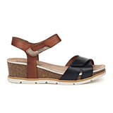 Dorking Gold D9512 Wedge Sandal (Women) Sandal - Heel/Wedge - The Heel Shoe Fitters