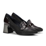Dorking Dacy D9614 Heeled Loafer (Women) - Platini/Alias/Naplack Negro