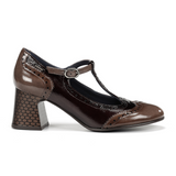 Dorking Dacy D9618 Mary Jane Heel (Women) - Naplack Cafe/Burdeos