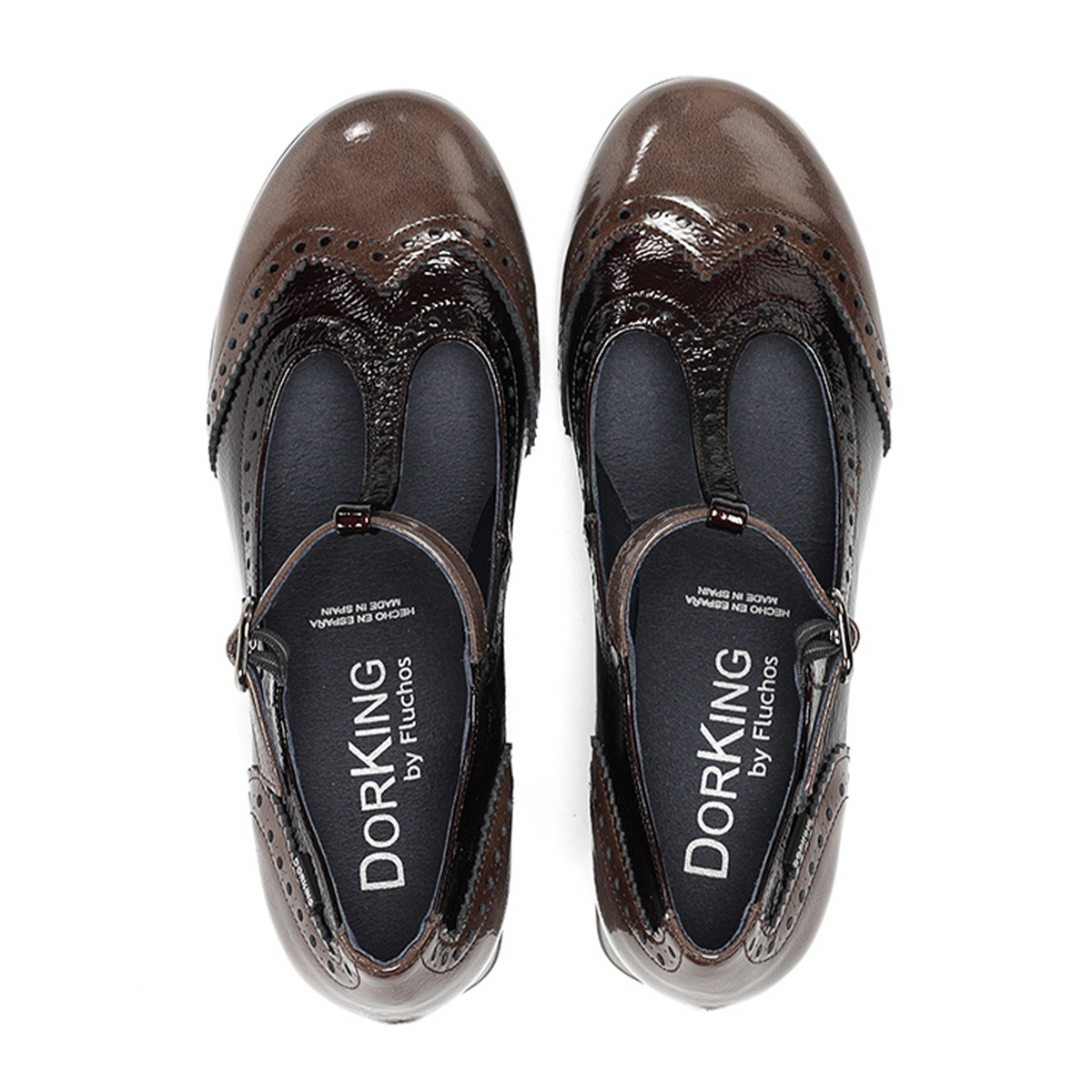 Dorking Dacy D9618 Mary Jane Heel (Women) - Naplack Cafe/Burdeos