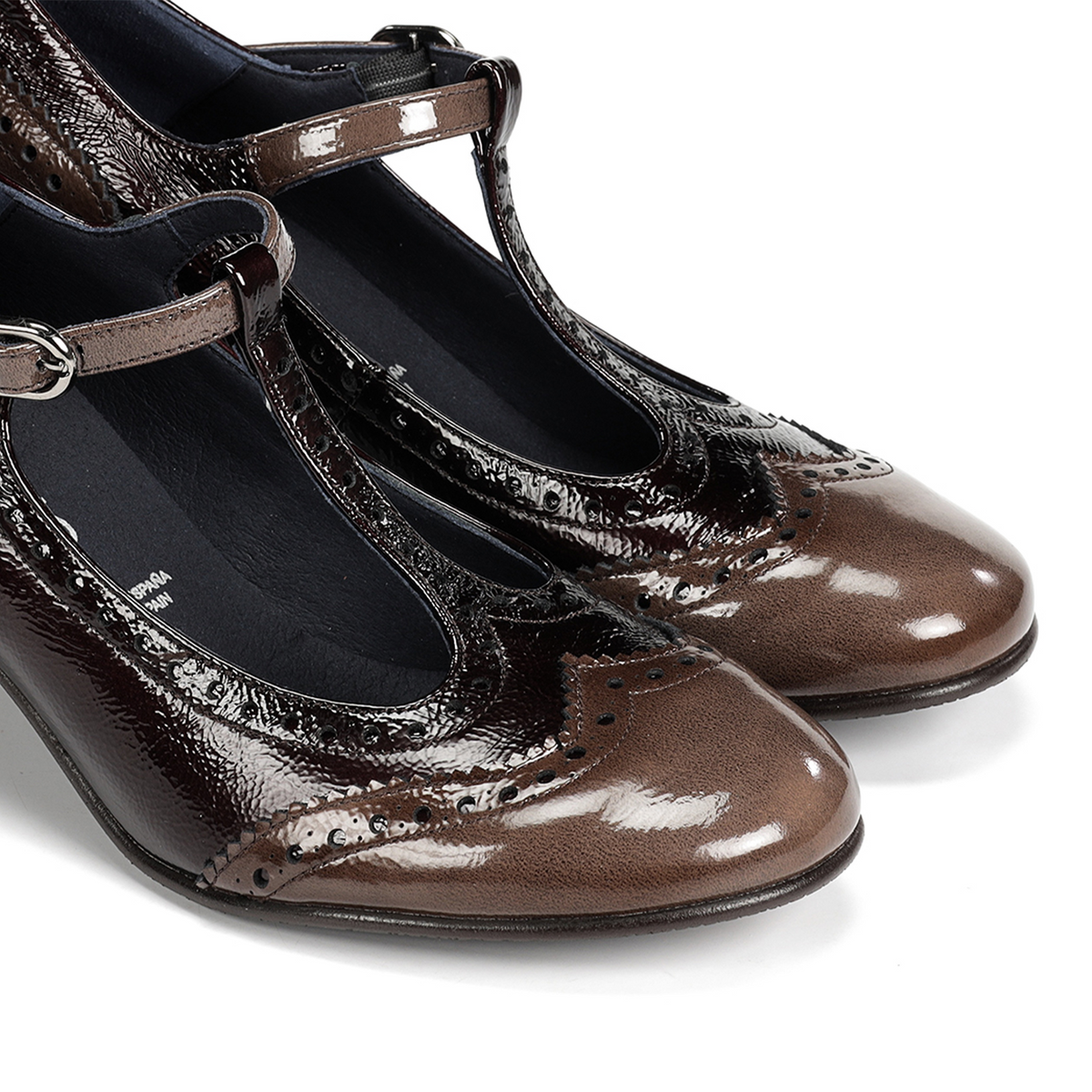 Dorking Dacy D9618 Mary Jane Heel (Women) - Naplack Cafe/Burdeos