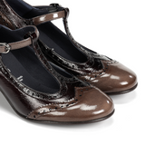 Dorking Dacy D9618 Mary Jane Heel (Women) - Naplack Cafe/Burdeos