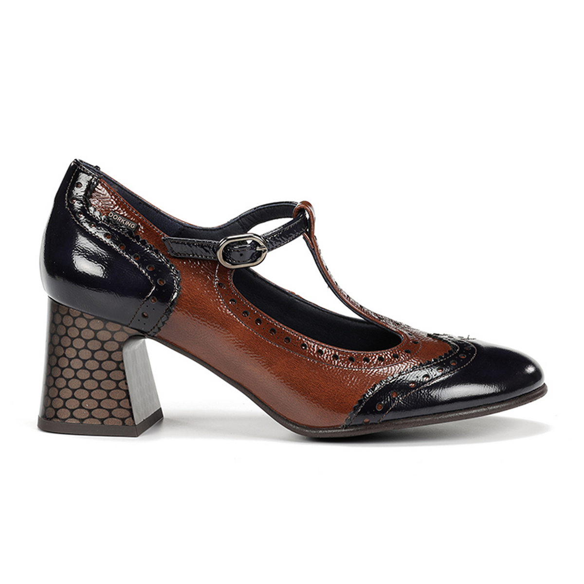 Dorking Dacy D9618 Mary Jane Heel (Women) - Naplack Marino/Cuero
