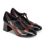 Dorking Dacy D9618 Mary Jane Heel (Women) - Naplack Marino/Cuero