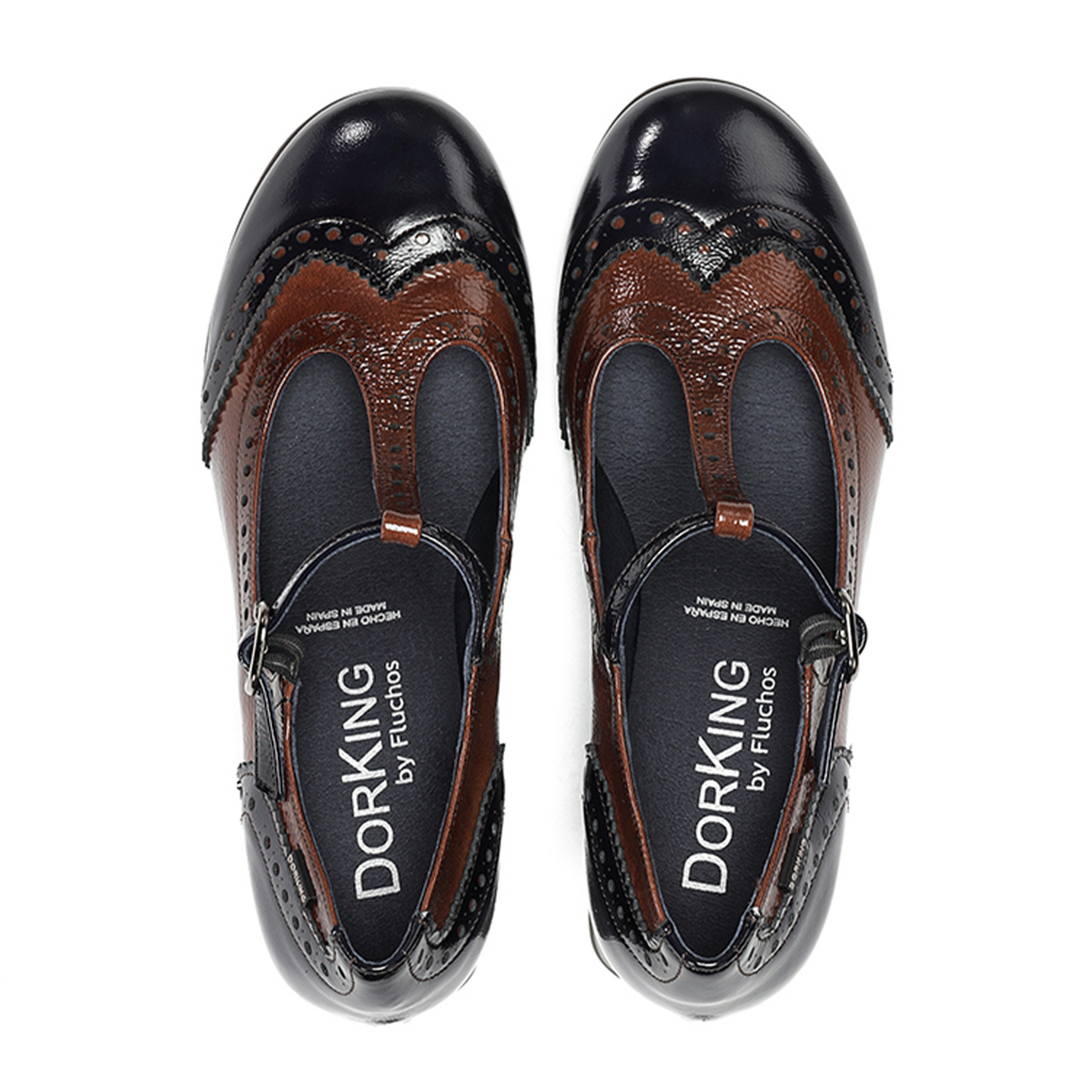 Dorking Dacy D9618 Mary Jane Heel (Women) - Naplack Marino/Cuero
