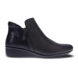 Revere Damascus Ankle Boot (Women) - Onyx/Black Lizard Boots - Casual - Low - The Heel Shoe Fitters