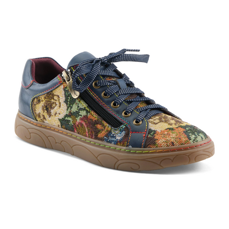 L'Artiste Danli-Fab Sneaker (Women) - Navy Multi Athletic - Casual - Lace Up - The Heel Shoe Fitters