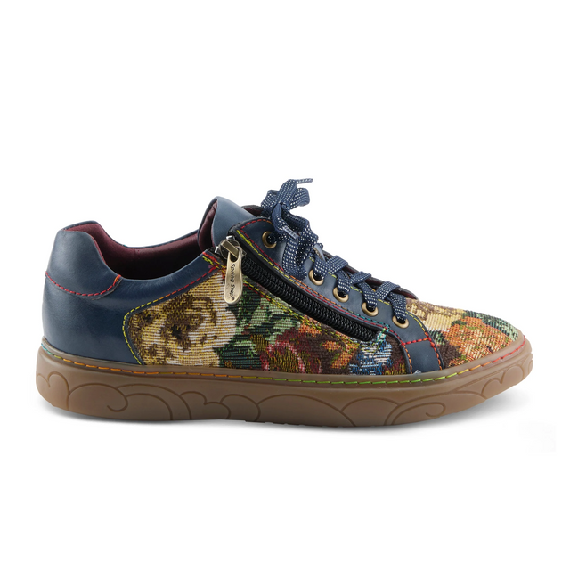 L'Artiste Danli-Fab Sneaker (Women) - Navy Multi Athletic - Casual - Lace Up - The Heel Shoe Fitters