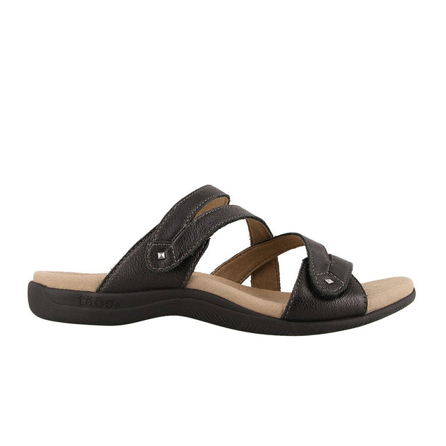 Taos Double U Slide Sandal (Women) - Black Sandals - Slide - The Heel Shoe Fitters