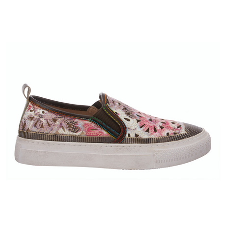 L'Artiste Denofeden Slip On Sneaker (Women) - Brown Multi Dress-Casual - Slip Ons - The Heel Shoe Fitters