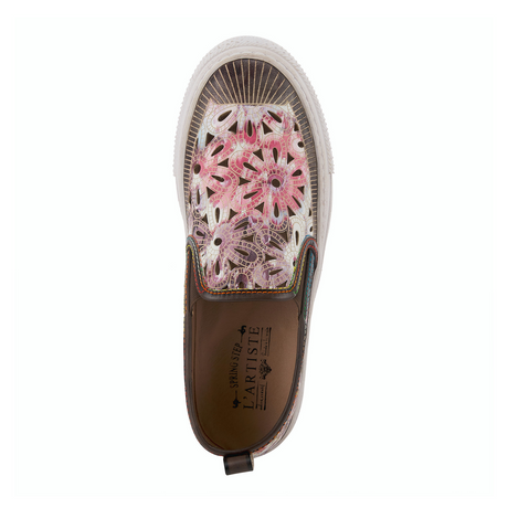 L'Artiste Denofeden Slip On Sneaker (Women) - Brown Multi Dress-Casual - Slip Ons - The Heel Shoe Fitters