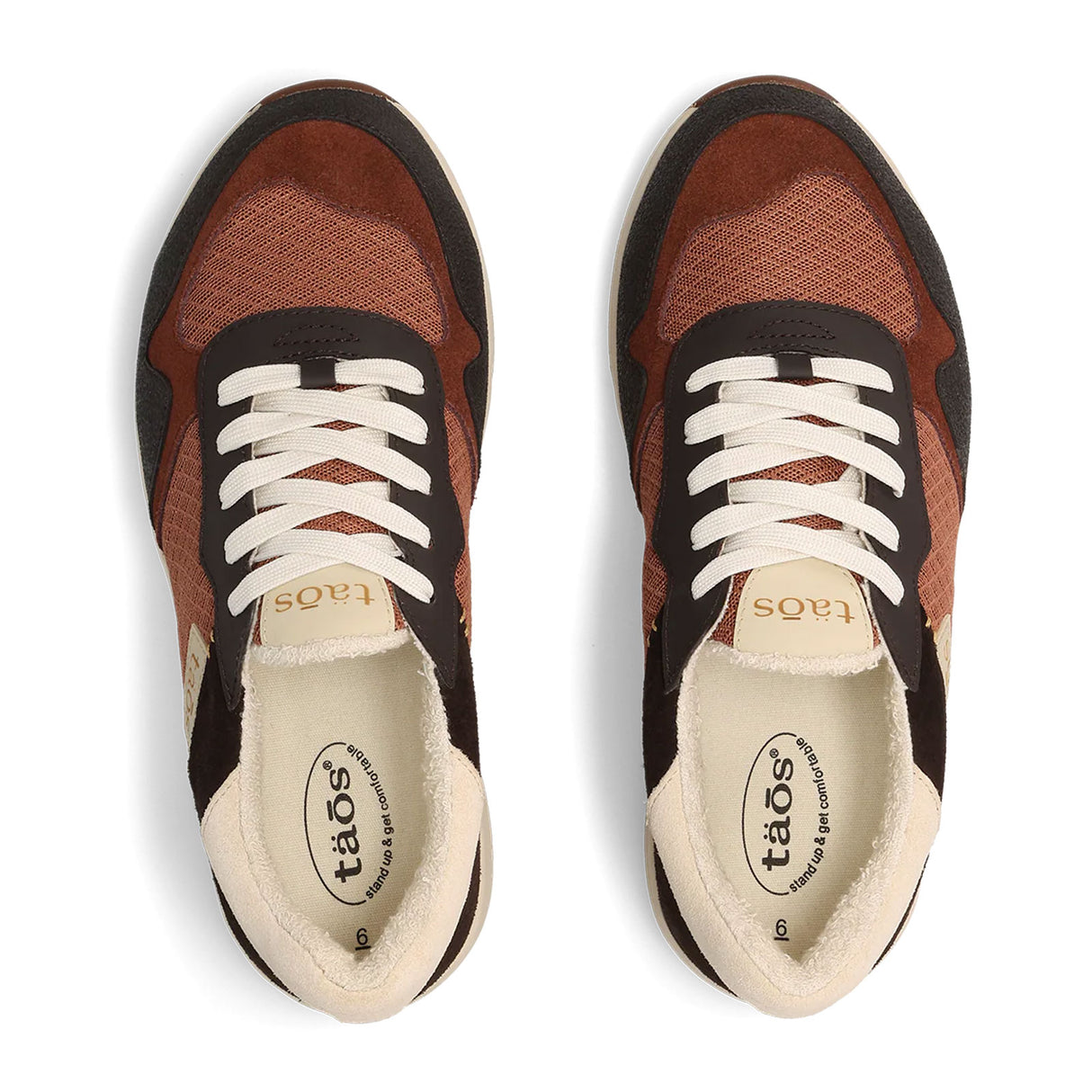 Taos Detour Sneaker (Women) - Cocoa Multi Athletic - Casual - Lace Up - The Heel Shoe Fitters