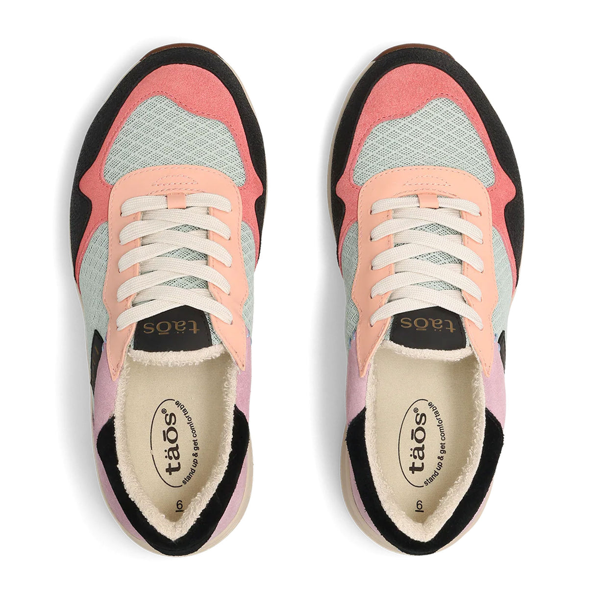 Taos Detour Sneaker (Women) - Retro Multi Athletic - Casual - Lace Up - The Heel Shoe Fitters