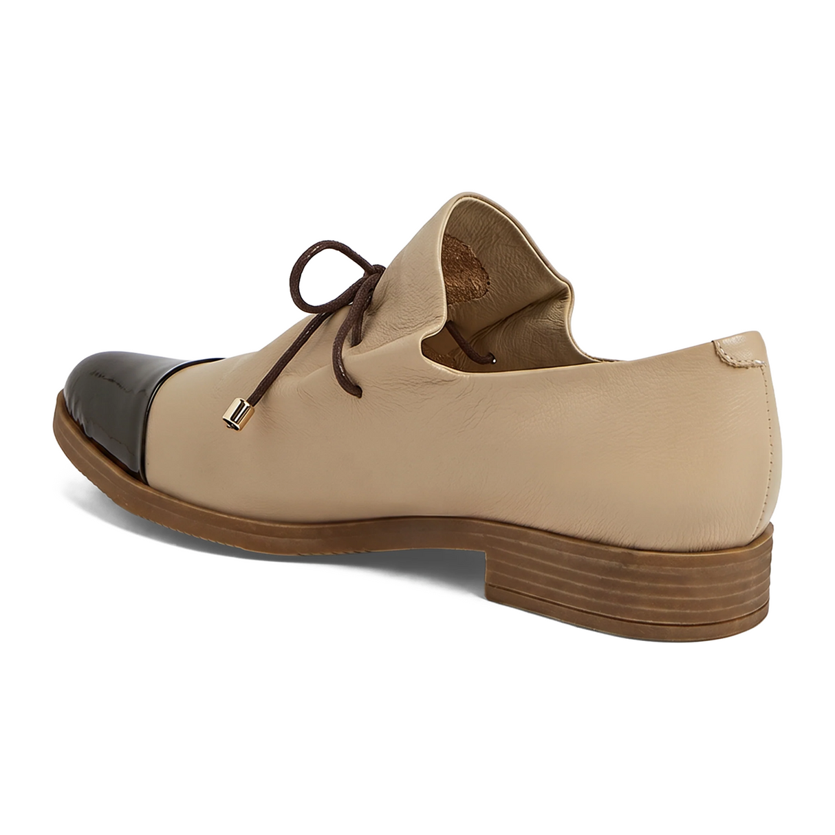 Django & Juliette Kotty Loafer (Women) - Chocolate Patent/Camel Leather
