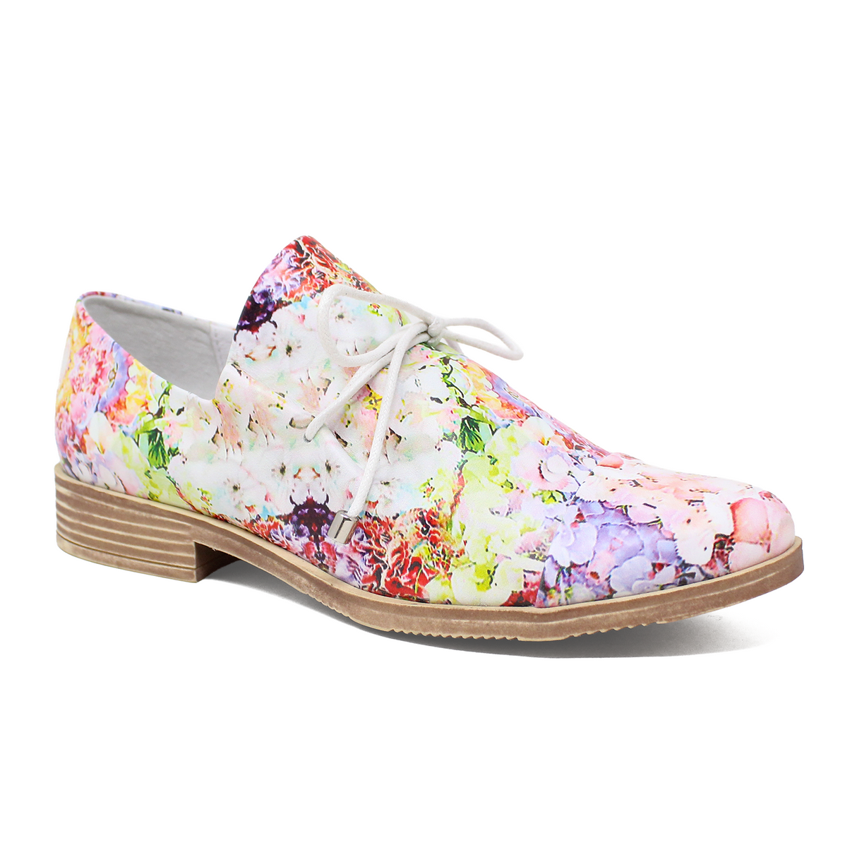 Django & Juliette Kotty Slip On (Women) - Pastel Multi Leather Dress-Casual - Loafer - The Heel Shoe Fitters