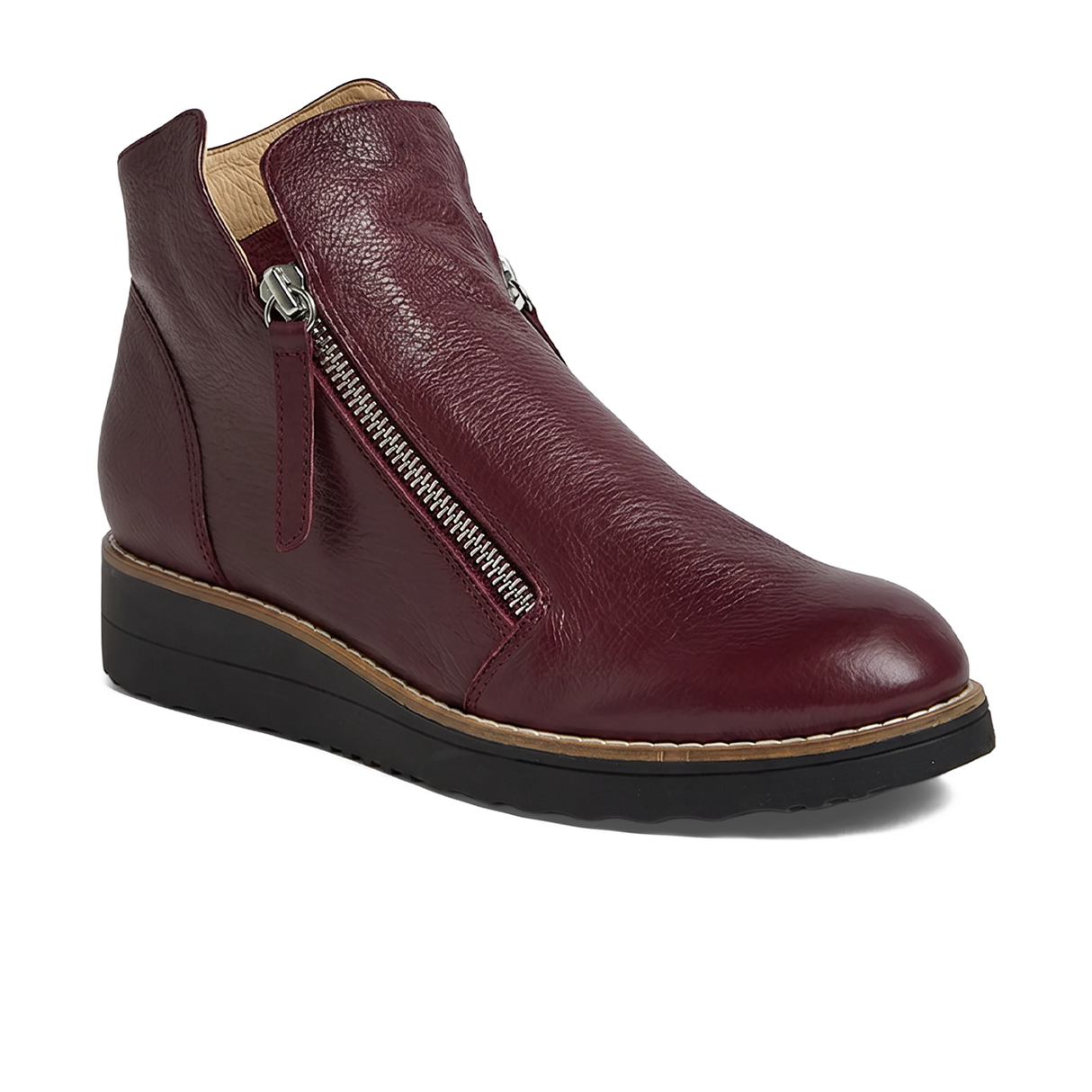 Django & Juliette Ohmy Mid Sneaker (Women) - Burgundy/Black Sole