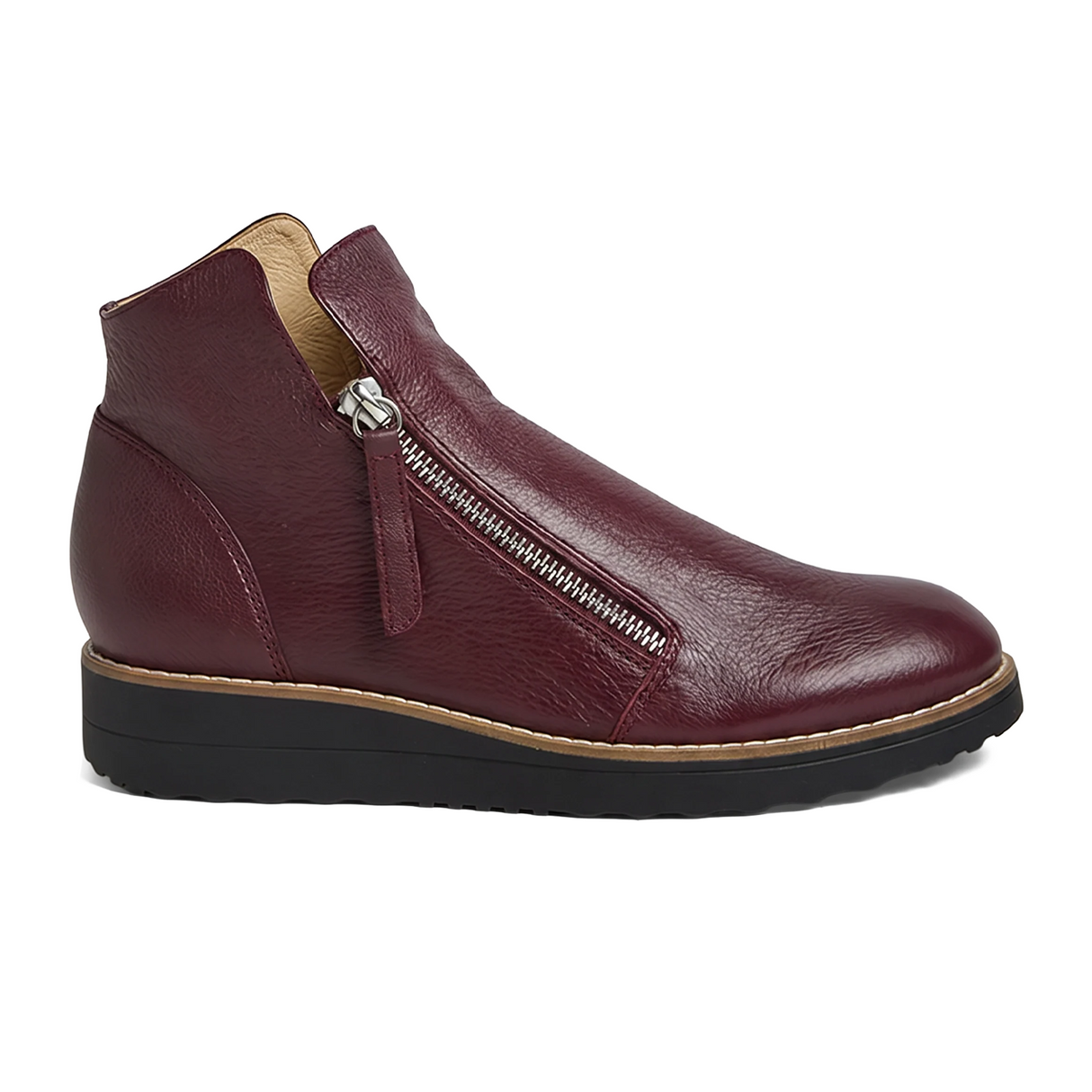 Django & Juliette Ohmy Mid Sneaker (Women) - Burgundy/Black Sole
