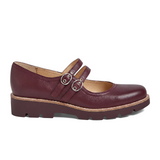 Django & Juliette Dabbie Mary Jane (Women) - Burgundy/Burgundy Sole