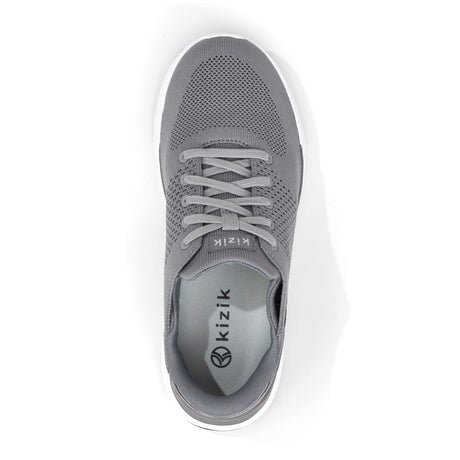 Kizik Lima Sneaker (Unisex) - Grey Athletic - Casual - Lace Up - The Heel Shoe Fitters