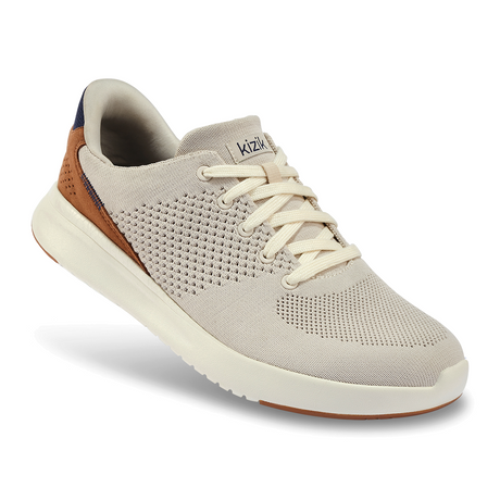 Kizik Lima Sneaker (Unisex) - Lite Taupe Athletic - Casual - Lace Up - The Heel Shoe Fitters