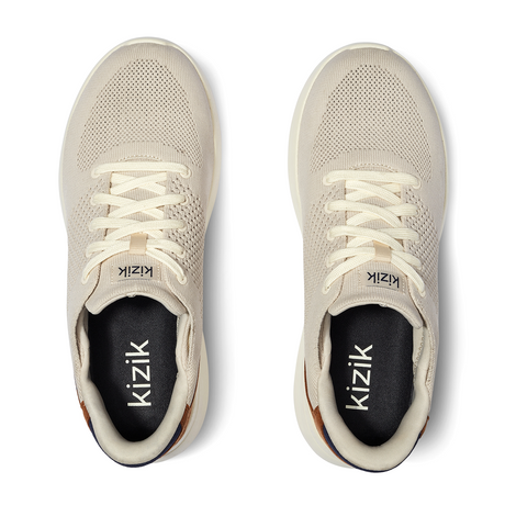 Kizik Lima Sneaker (Unisex) - Lite Taupe Athletic - Casual - Lace Up - The Heel Shoe Fitters