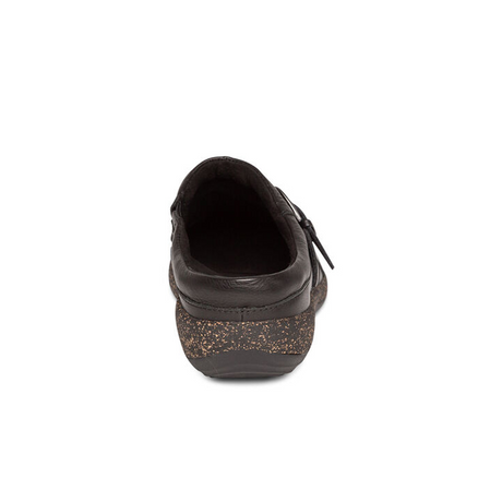 Aetrex Libby Clog (Women) - Black Dress-Casual - Clogs & Mules - The Heel Shoe Fitters