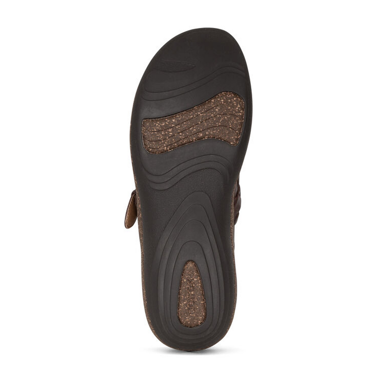 Aetrex Libby Clog (Women) - Brown Leather Dress-Casual - Clogs & Mules - The Heel Shoe Fitters