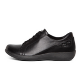 Aetrex Dana Sneaker (Women) - Black Athletic - Casual - Lace Up - The Heel Shoe Fitters