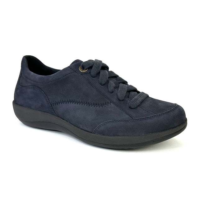 Aetrex Dahlia Sneaker (Women) - Navy Athletic - Casual - Lace Up - The Heel Shoe Fitters