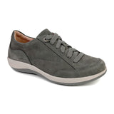 Aetrex Dahlia Sneaker (Women) - Charcoal Athletic - Casual - Lace Up - The Heel Shoe Fitters