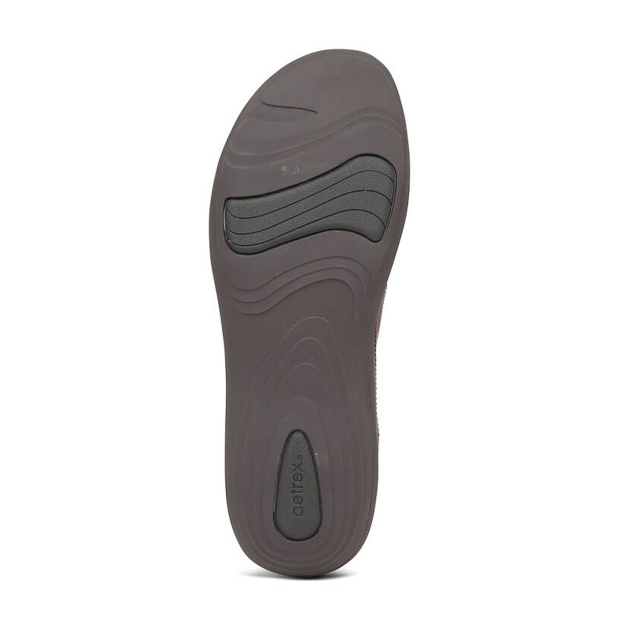 Aetrex Karina Slip On (Women) - Brown Leather Dress-Casual - Slip On - The Heel Shoe Fitters