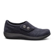Aetrex Karina Slip On (Women) - Navy Dress-Casual - Slip On - The Heel Shoe Fitters
