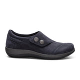 Aetrex Karina Slip On (Women) - Navy Dress-Casual - Slip On - The Heel Shoe Fitters