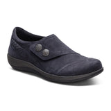 Aetrex Karina Slip On (Women) - Navy Dress-Casual - Slip On - The Heel Shoe Fitters