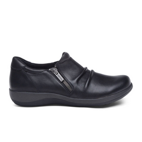 Aetrex Katie Zip Loafer (Women) Dress-Casual - Loafers - The Heel Shoe Fitters