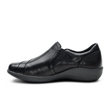 Aetrex Helena Slip On (Women) - Black Dress-Casual - Slip On - The Heel Shoe Fitters