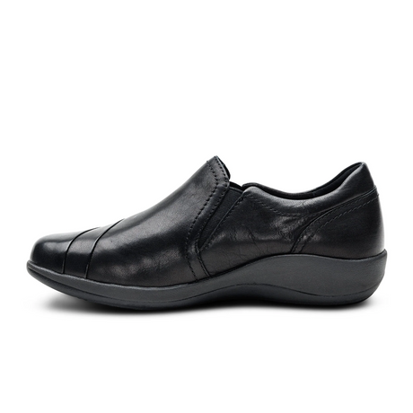 Aetrex Helena Slip On (Women) - Black Dress-Casual - Slip On - The Heel Shoe Fitters
