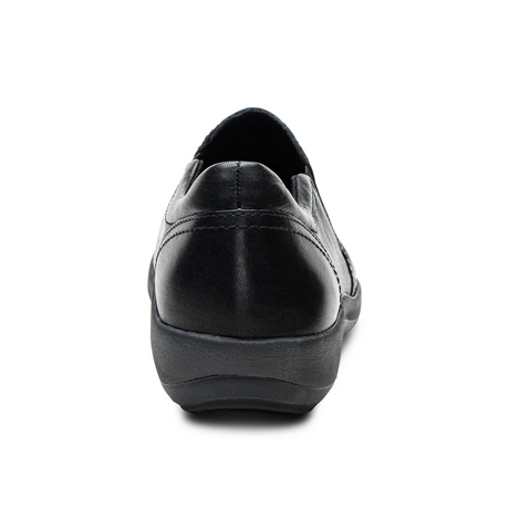 Aetrex Helena Slip On (Women) - Black Dress-Casual - Slip On - The Heel Shoe Fitters