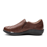 Aetrex Helena Slip On (Women) - Brown Dress-Casual - Slip On - The Heel Shoe Fitters