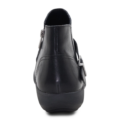 Aetrex Leah Boot (Women) - Black Boots - Casual - Low - The Heel Shoe Fitters